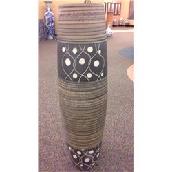 Hand Crafted Chinese Porcelain Modern Vase  (32" high)