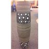 Image 1 : Hand Crafted Chinese Porcelain Modern Vase  (32" high)