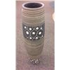 Image 2 : Hand Crafted Chinese Porcelain Modern Vase  (32" high)