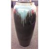 Image 2 : Large Hand Crafted Chinese Porcelain Modern  Vase (35" high)