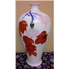 Image 1 : Hand Crafted & Hand Painted Chinese Porcelain  Vase (17.25" high) (Certificate of  Authenticity Incl