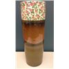 Image 1 : Hand Crafted Chinese Porcelain Modern Vase  (18" high)