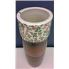 Image 2 : Hand Crafted Chinese Porcelain Modern Vase  (18" high)