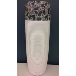 Hand Crafted Chinese Porcelain Modern Vase  (19" high)