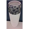 Image 2 : Hand Crafted Chinese Porcelain Modern Vase  (19" high)