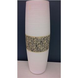 Hand Crafted Chinese Porcelain Modern Vase  (19" high)