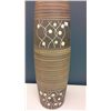 Image 1 : Hand Crafted Chinese Porcelain Modern Vase  (19" high)