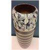 Image 2 : Hand Crafted Chinese Porcelain Modern Vase  (23" high)