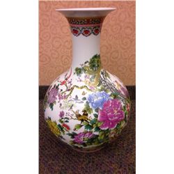 Hand Crafted Chinese Porcelain Vase (21.5"  high)