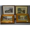Image 1 : Four framed prints including two Hayward Hardy fox hunting giclees