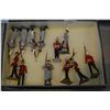 Image 1 : Selection of metal soldiers including two sets of six Hiriart soldiers