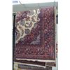 Image 1 : Iranian Khorasan area rug with large center medallion including in multiple borders 112? X 115?