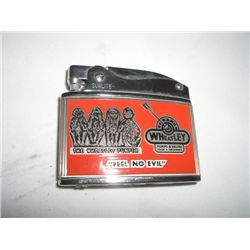 VINTAGE *SUNLITE* LIGHTER ADVERTISING *WHEATLEY PUMPER* IN NICE CONDITION!! LIGHTER CAME OUT OF SAFE