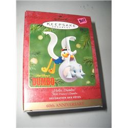 2001 HALLMARK KEEPSAKE ORNAMENT-NEW IN THE BOX *DISNEY'S-HELLO DUMBO* ORIGINAL PRICE $12.95!!