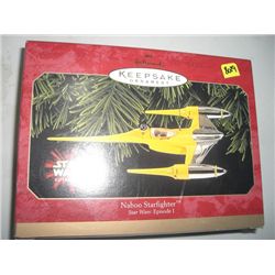 1999 *RARE* HALLMARK KEEPSAKE ORNAMENT-NEW IN THE BOX *STAR WARS-NABOO STARFIGHTERS* ORIGINAL PRICE