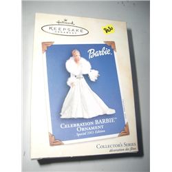 2003 *RARE* HALLMARK KEEPSAKE ORNAMENT-NEW IN THE BOX *CELEBRATION BARBIE-COLLECTORS SERIES* ORIGINA