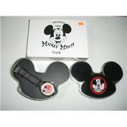 MEMBER 1955 MICKEY MOUSE CLUB COLLECTORS WATCH IN ORIGINAL BOX/NEW CONDITION-BOOK VALUE $75.00+!!