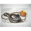 Image 1 : BAG CONTAINING 2 BOLO TIES *1 IS MADE FROM ELKHORN & 2ND LOGO*!! ITEM CAME OUT OF SAFE BOX!!