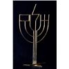 Image 2 : Yaacov Agam, Shalom Menorah, Gold-Plated Kinetic Sculpture