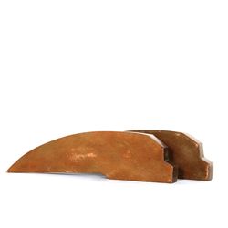 Catherine Lee, Cupric I and II, Pair of Bronze Sculptures