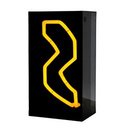 Chryssa, Untitled from Times Square Fragments, Neon Sculpture in Plexi-Box