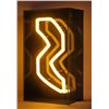 Image 2 : Chryssa, Untitled from Times Square Fragments, Neon Sculpture in Plexi-Box