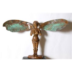 James Johnson, Monkey Girl, Epoxy Resin Sculpture