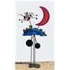 Image 1 : Frederick Prescott, Cow Jumped Over the Moon, Steel Kinetic Metal Sculpture