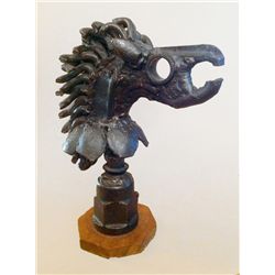 Victor Delfin, Cabeza de Caballo, Iron Sculpture