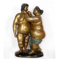 Bruno Luna, Adan y Eva, Bronze Sculpture
