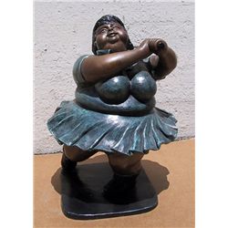 Bruno Luna, La Golfista, Bronze Sculpture