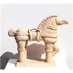 Ben Gonzales, Horse, Terra Cotta Sculpture