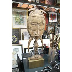 Funerary Figure, Bakota Gabun, Carved Wood Sculpture
