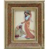 Image 1 : Indian, Woman with Cup, Ceramic Tile