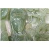 Image 2 : Thai Woman and Two Children, Jade Sculpture, (Nephrite)