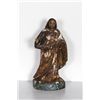Image 1 : Religious Figure III, Hand-Carved and Painted Wood Sculpture