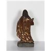 Image 3 : Religious Figure III, Hand-Carved and Painted Wood Sculpture