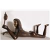Image 1 : Leon Falconnier, Untitled (Table Stand - Woman with Mirror), Bronze