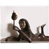 Image 2 : Leon Falconnier, Untitled (Table Stand - Woman with Mirror), Bronze