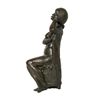 Image 2 : G. Volpe, Seated Girl, Bronze Sculpture