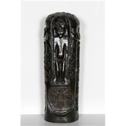 Paul Gauguin, Cylindre au Christ Idole, Bronze Sculpture