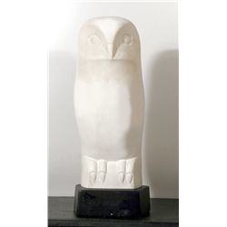 Cleo Hartwig, Owl, Stone Sculpture