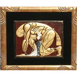 Erte, Samson and Delilah, Bronze Sculpture