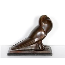 Jan and Joel Martel, Pigeon, Bronze Sculpture