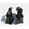 Image 2 : Roberto Estevez, Pair of Two Baboon Bronze Sculptures