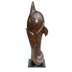 Dolphin, Bronze Sculpture