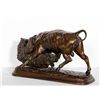 Image 3 : Isidore Bonheur, Bear and Bull, Bronze Sculpture