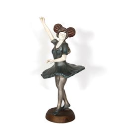 T. Curts, Dancer, Bronze Sculpture