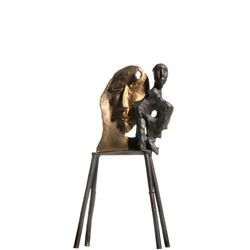 Sandro Chia, Gold Face, Bronze Sculpture
