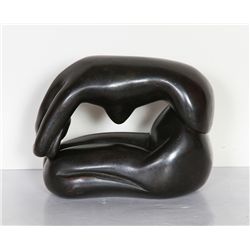 Lisa Fonssagrives-Penn, Curled Nude, Bronze Sculpture